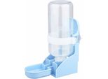 Kleintier-Wasserspender - Blau, 500 ml großer automatischer Wasserspender für Kaninchen, hängender Wasserspender für Hamster, Meerschweinchen,