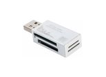 Northix - Kompakter USB-Speicherkartenleser 4 in 1