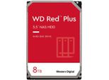 WESTERN DIGITAL interne HDD-Festplatte Red Plus Festplatten Gr. 8 TB, rot (rot, schwarz) Festplatten
