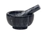 KÜChenprofi MöRser Marmor, Mit StößEl, Schwarz, HöHe: 70 Mm, ø: 110 Mm