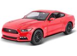 Maisto 31197 - Modellino Auto - Ford Mustang '15 (Rosso, Scala 1:18)