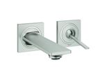 Grohe 2-Loch Waschtisch Unterputzarmatur Allure 19309_2 Fms Ausl. 154Mm Supersteel, 19309DC2 19309DC2