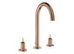 Grohe 3-Loch Waschtischarmatur Atrio Private C. 20593 FüR Hebelgriffe Warm Sunset Geb., 20593DL0 20593DL0