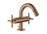 Grohe 2-Griff Bidetarmatur. Atrio 24353 Kreuz-Griff Warm Sunset GebüRstet, 24353DL0 24353DL0