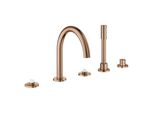 Grohe 5-Loch Wannenarmatur Atrio Private C. 25224 FüR Hebelgriffe Warm Sunset Geb., 25224DL0 25224DL0