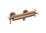 Grohe 2-Griff-Brausearmatur Atrio 26895 Wandmontage Kreuz-Griff Warm Sunset Geb, 26895DL0 26895DL0