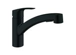Grohe KüChenarmatur Eurosmart 30305_1 Fl. Auslauf Azb. Dual-SpüLb. Matt Black, 303052431 303052431