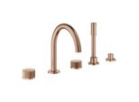 Grohe 5-Loch Wannenarmatur Atrio Private C. 25226 KnopfbetäTigung Warm Sunset Geb., 25226DL0 25226DL0