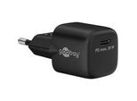 USB-C SchnellladegeräT Nano, Pd, Gan, 20 Watt Schwarz, 1X USB-C, Power Delivery 3.0