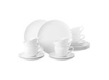 Seltmann Weiden Kaffeeservice Liberty Weiß 18Er Set