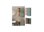 Vicco HäNgeschrank Karen Sonoma MintgrüN 50 X 75 Cm TüR Offene FäCher