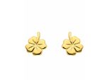 Paar OhrhäNger Adelia´s "1 Paar 333 Gold Ohrringe / Ohrstecker Kleeblatt", Gold, Ohrringe, Damen, Damen, Gold, 333 Gold Goldschmuck FüR Damen
