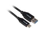 Usb 3.2 Gen 2 Kabel, USB-A Stecker > USB-C Stecker Schwarz, 1 Meter