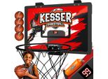 KESSER® Mini-Basketballkorb fürs Zimmer & Büro Tür-Basketballkorb Indoor & Outdoor Basketball-Board für Kinder-Zimmer & Wandmontage Basketballbrett inkl. Ballnetz Pumpe & Ball