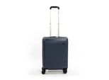 Koffer Saxoline "Algarve", Gr. B/H/T: 39,5Cm X 55Cm X 24Cm, Blau, Polyester, Koffer, Mit Vier Doppelrollen