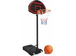 Froadp - Basketballkorb Outdoor für Kinder Basketballständer Höhenverstellbar Basketballkorb mit Rollen Basis Basketballanlage mit Basketball