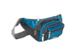 Borsa Street Nylon Ladies Gents Fanny Pack Belt Bag Blu 33X14X10 OTJ507B