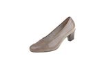 Pumps LEI BY TESSAMINO Carmen, Damen, Gr. 41, beige (braun), Synthetik, elegant, Schuhe, mit Reptilien-Prägung