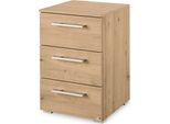 Nachtkommode "Henderson", Braun (Eiche Artisan), B:40Cm H:61Cm T:42Cm, Holzwerkstoff, Set One By Musterring, Sideboards, In 4 Farben ErhäLtlich, Schubladen Inkl. Selbsteinzug Und DäMpfung