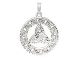 Ketten-Anhänger JOBO Amulett, silber (silber 925), Schmuckanhänger, Damen, Silber 925 (Sterlingsilber), 925 Silber