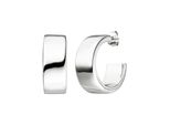 Paar Creolen Jobo, Silber (Silber 925), Ohrringe, Damen, Silber 925 (Sterlingsilber), 925 Silber