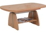 Couchtisch Hela "Fabian", Braun (Artisan Eiche), B:108Cm H:53Cm T:68Cm, Tische, Couchtisch, Mit Funktion, Ausziehbar Und HöHenverstellbar