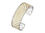 Armspange Jobo, Gold (Goldfarben), ArmbäNder, Damen, Silber 925 (Sterlingsilber), Armspange, 925 Silber Bicolor Vergoldet