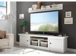Lowboard Home Affaire "California", Weiß, B:194Cm H:51Cm T:45Cm, Sideboards, Lowboard, Fernsehtisch Breite 194 Cm