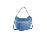 Schultertasche "Summer", Damen, Gr. B/H/T: 32Cm X 28Cm X 10Cm Onesize, Blau, Leder, Collezione Alessandro, Taschen Schultertasche, Aus Italienischem Leder