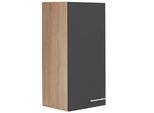 HäNgeschrank Optifit "Kalmar", Grau (Anthrazit), B:40Cm H:90Cm T:35Cm, SchräNke, HäNgeschrank, Breite 40 Cm