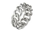 Fingerring Jobo "Kettenring" Gr. 58, Silber (Silber 925), Fingerringe, Damen, 58, Silber 925 (Sterlingsilber), Fingerring, 925 Silber