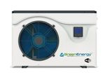 Pool-WäRmepumpe Kwad "Green Energy Plus 13", Schwarz-Weiß (Weiß, Schwarz), B:40Cm H:66Cm L:100Cm, Kunststoff, WäRmepumpen, FüR Pools Bis 28.000 L