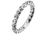 Fingerring Jobo Gr. 58, Silber (Silber 925), Fingerringe, Damen, 58, Silber 925 (Sterlingsilber), Fingerring, 925 Silber