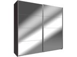 SchwebetüRenschrank Wimex "Easy", Grau (Graphit, Spiegel), B:225Cm H:210Cm T:65Cm, SchräNke, SchwebetüRenschrank, Mit Vollspiegel