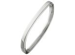 Armreif Jobo, Silber (Silber 925), ArmbäNder, Damen, Silber 925 (Sterlingsilber), Armreif, Eckig 925 Silber