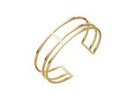 Armspange Jobo, Gold (Goldfarben), ArmbäNder, Damen, Silber 925 (Sterlingsilber), Armspange, 925 Silber Vergoldet
