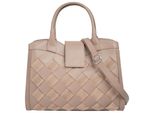 Henkeltasche SAMANTHA LOOK, Damen, Gr. B/H/T: 33cm x 20cm x 8cm onesize, rosa, Leder, Taschen Handtasche, echt Leder, Made in Italy