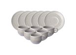 Like. By Villeroy & Boch Espressotassen Mit Untertassen Perlemor Sand 60 Ml 6Er Set