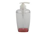 Msv Dispenser Per Sapone Liquido Daloa Trasparente / Rosso