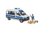 MB Sprinter Polizei Einsatzfahrzeug mit Light & Sound Modul, Modellfahrzeug