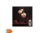RGB LED Hängelampe, 3 Glas Kugeln, 20 - 25 - 30 cm, VARUS