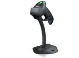 Aplic Handscanner Wireless Barcode Scanner 2.4 GHz 1D 2D, 2000 mAh, inkl. Standfuß