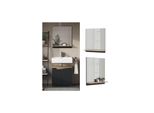 Vicco Badspiegel Marelle Anthrazit Eiche 60 X 67 Cm Mit Regal