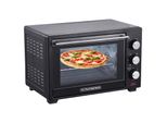Steinborg Minibackofen Pizzaofen 25L mit Umluft 1600W schwarz