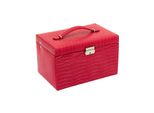 Schmuckkasten LADY, rot, Aufbewahrungsboxen, Damen, Polyurethan
