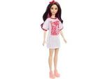 Barbie Fashionistas-Puppe Mit WeißEm T-Shirt-Kleid