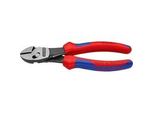 Twinforce Hochleistungs-Seitenschneider, Schneid-Zange Rot/Blau, 7372180F, Mit ÖFfnungsfeder