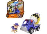 Rubble & Crew - Zementmischer-Baufahrzeug mit Mix-Figur, Spielfahrzeug