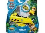 Paw Patrol Jungle Pups - Nashorn-Fahrzeug mit Rubble-Figur , Spielfahrzeug