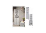Vicco Badschrank Fynn Weiß 36 X 175 Cm Eckschrank 2 TüRen